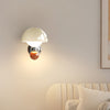 Cream style mushroom bedroom bedside wall lamp