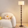 French medieval retro solid wood decorative atmosphere floor lamp