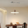 Cream style walnut grain dining room pendant light