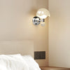 Cream style creative eggshell bedroom bedside wall lamp