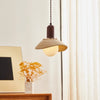 Wabi-sabi style ceramic bedroom pendant light