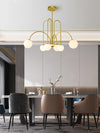 Line Magic Bean Glass Chandelier