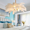 Ostrich Feather Bedroom Chandelier