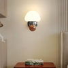 Cream style mushroom bedroom bedside wall lamp