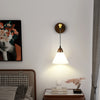 Japanese style retro bedroom wall lamp