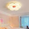 Cream style flower led bedroom ceiling lamp
