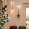 Nordic green plant outdoor corridor wall lamp