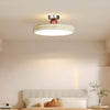 Simple cream style round LED ceiling lamp