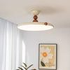 Cream style flying saucer bedroom ceiling lamp