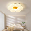 Cream style flower led bedroom ceiling lamp