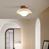 Cream style creative flower aisle ceiling lamp