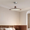 Medieval style walnut color ceiling lamp