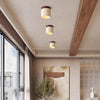 Natural yellow travertine aisle ceiling lamp