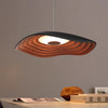 Wabi-sabi style lotus leaf dining pendant lamp