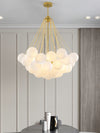 Cream Bubble Ball Chandelier