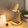 Japanese style log creative table lamp