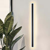 Black strip LED courtyard aisle wall light