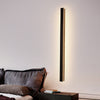 Black strip LED courtyard aisle wall light