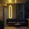 Black strip LED courtyard aisle wall light