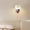 Cream style creative eggshell bedroom bedside wall lamp