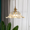 French flower glass chandelier