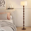 French medieval retro solid wood decorative atmosphere floor lamp