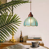 Wabi-sabi style bedroom bedside French glass restaurant small chandelier