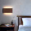 Japanese style LED solid wood wall lamp