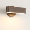 Solid wood LED wall light