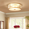 Copper bedroom ceiling lamp