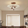 Walnut Grain Bedroom Chandelier