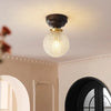 Medieval style hallway glass ceiling lamp