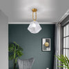 Retro all-copper aisle ceiling lamp