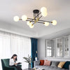 Nordic geometric lines magic beans chandelier