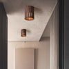 Chinese style walnut aisle corridor ceiling lamp