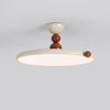 Cream style flying saucer bedroom ceiling lamp