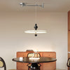 Cream style walnut grain dining room pendant light