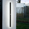 Black strip LED courtyard aisle wall light