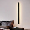 Black strip LED courtyard aisle wall light