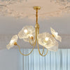 Retro Garden Lotus Leaf Chandelier