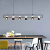 Nordic creative long strip dining pendant light