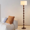 French medieval retro solid wood decorative atmosphere floor lamp