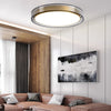 All copper LED living room ceiling lamp