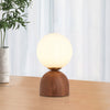 Vintage Walnut Table Lamp