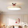 Simple cream style round LED ceiling lamp