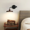 Foldable flying saucer wall lamp