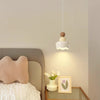 French cream style bedside small chandelier