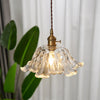 French flower glass chandelier