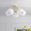 Nordic creative flower ceiling lamp