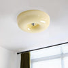 French style cream wind glass ceiling light